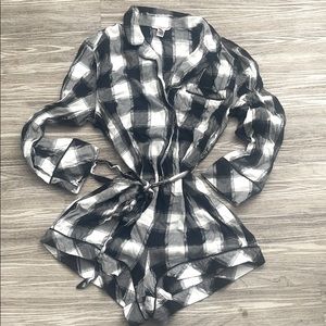 Victoria Secret plaid pyjamas